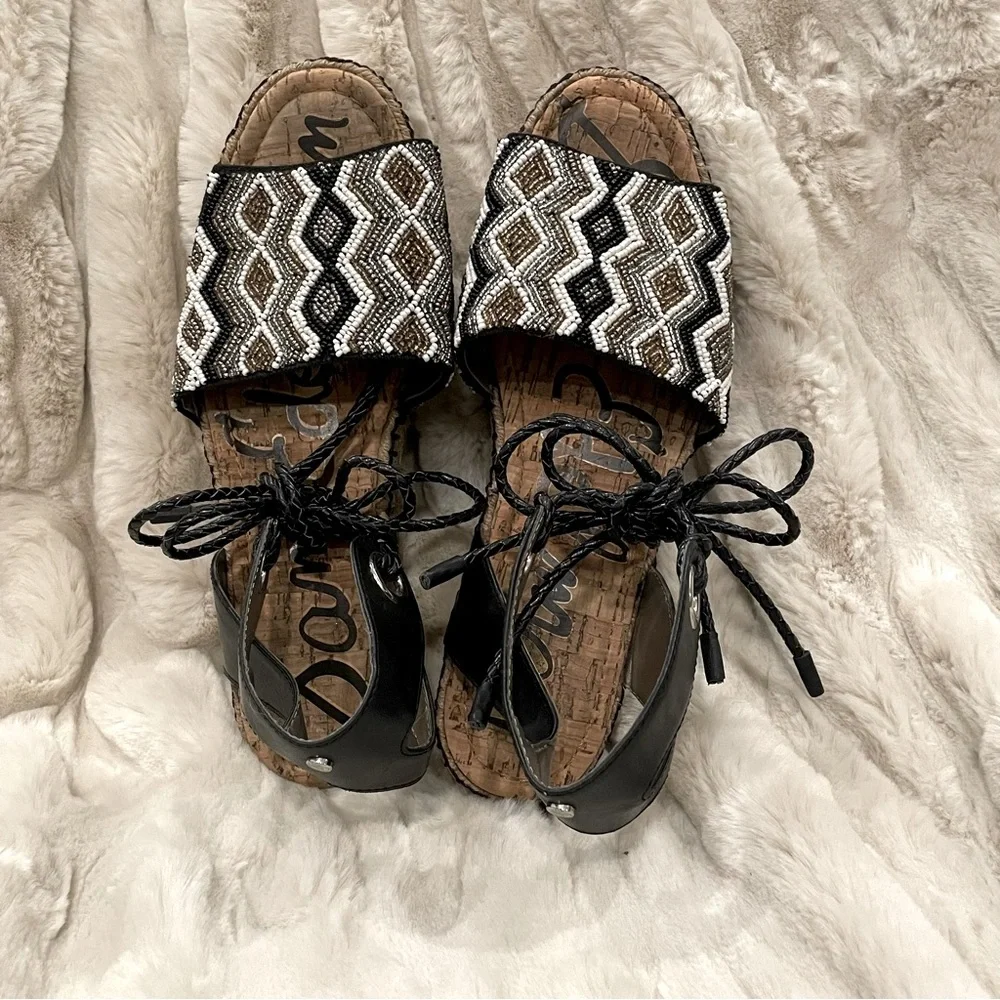 Sam Edelman Women's Neera Espadrille Wedge Sandal Size 9